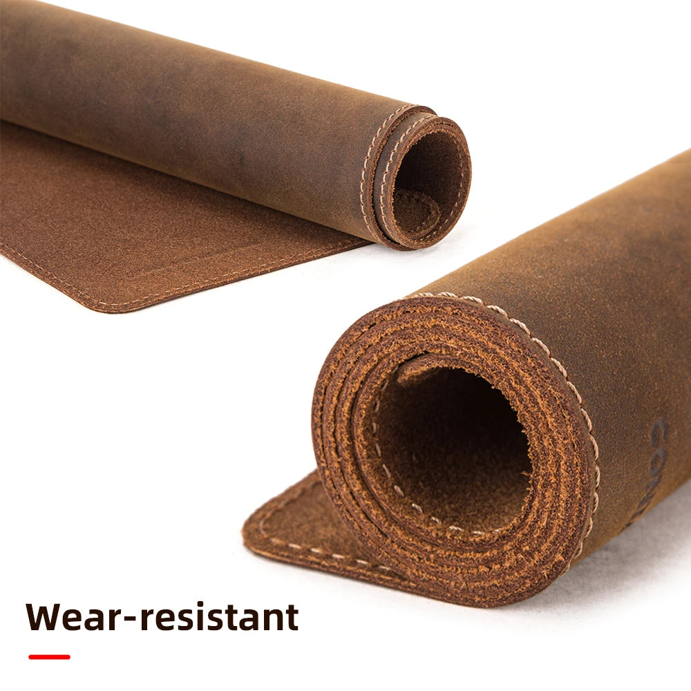 Dezko Nubu Full-Grain Nubuck Desk Mat — Dezko Modern Desks & Workspace Accessories — view 4