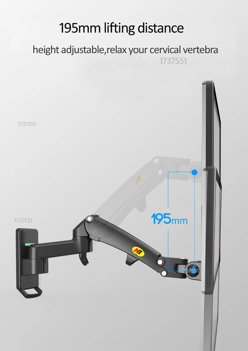 Dezko Sving Gas-Spring Monitor Arm — Dezko Modern Desks & Workspace Accessories — view 3