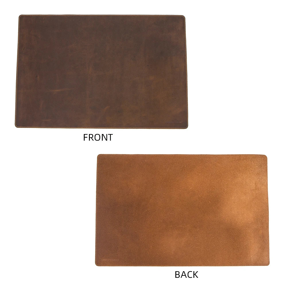 Dezko Nubu Full-Grain Nubuck Desk Mat — Dezko Modern Desks & Workspace Accessories — view 3