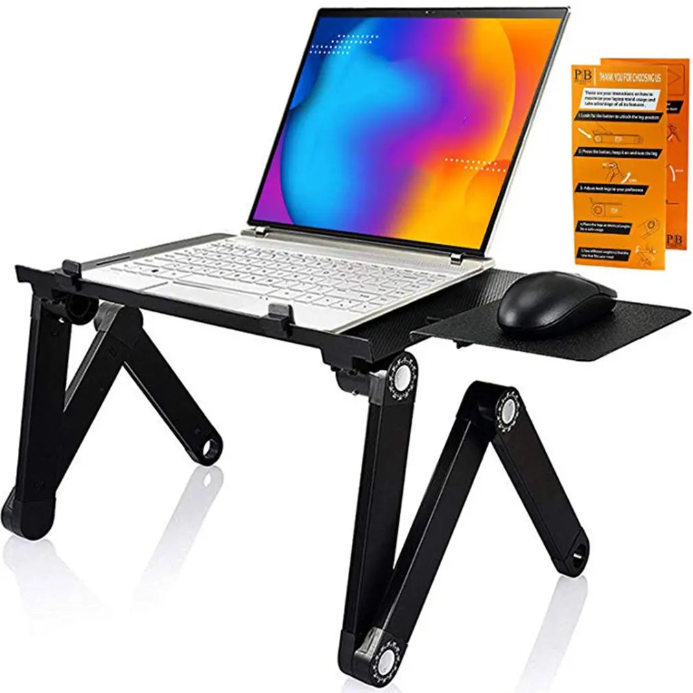 Dezko Pivo Folding Aluminium Laptop Stand — Dezko Modern Desks & Workspace Accessories