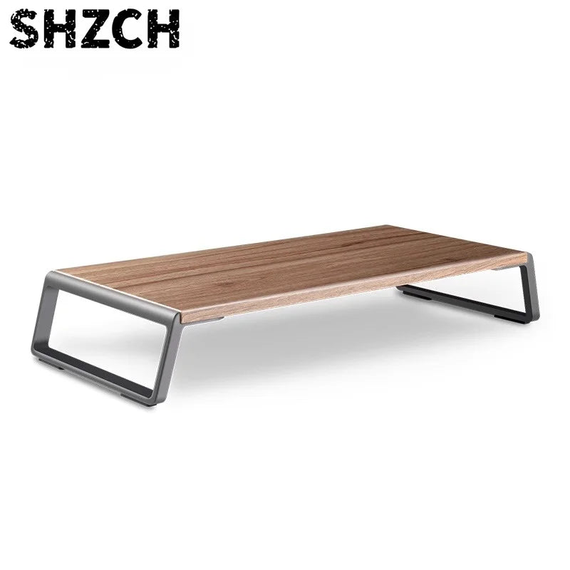 Dezko Norda Scandinavian Wood Monitor Riser — Dezko Modern Desks & Workspace Accessories