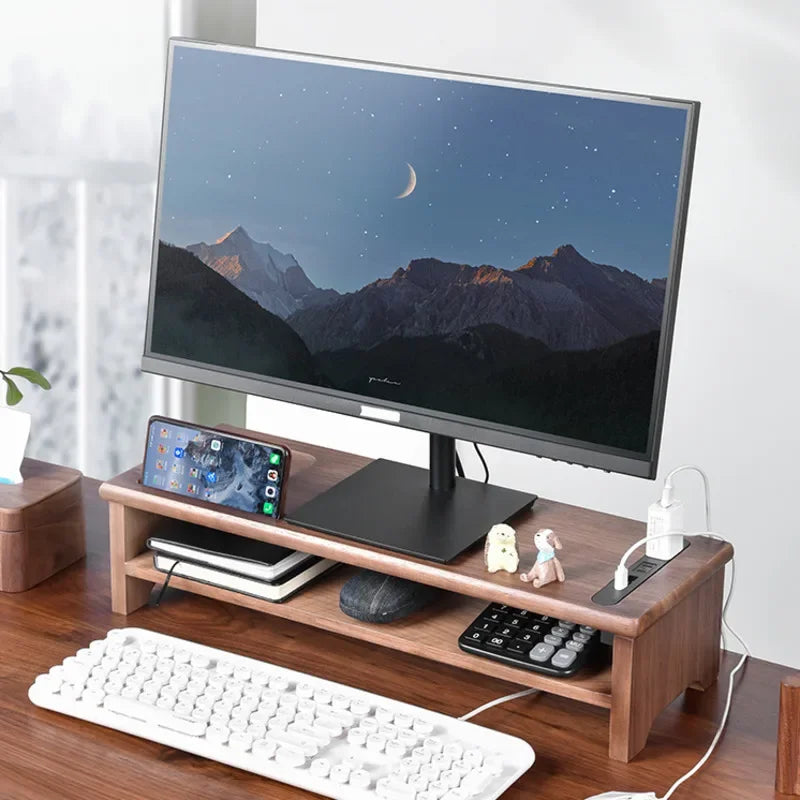 Dezko Alva Drawer-Base Monitor Riser — Dezko Modern Desks & Workspace Accessories — view 3