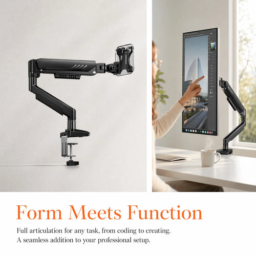 Dezko Bal Single Monitor Arm — Dezko Modern Desks & Workspace Accessories — view 2