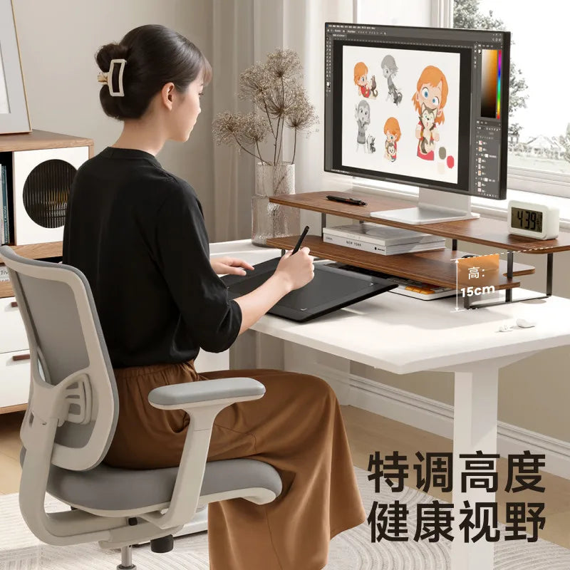 Dezko Onso Walnut Monitor Riser — Dezko Modern Desks & Workspace Accessories — view 5