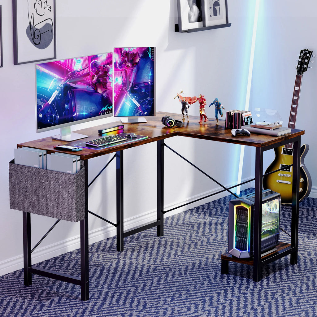 Dezko Torvi L-Shaped Corner Desk — Dezko Modern Desks & Workspace Accessories
