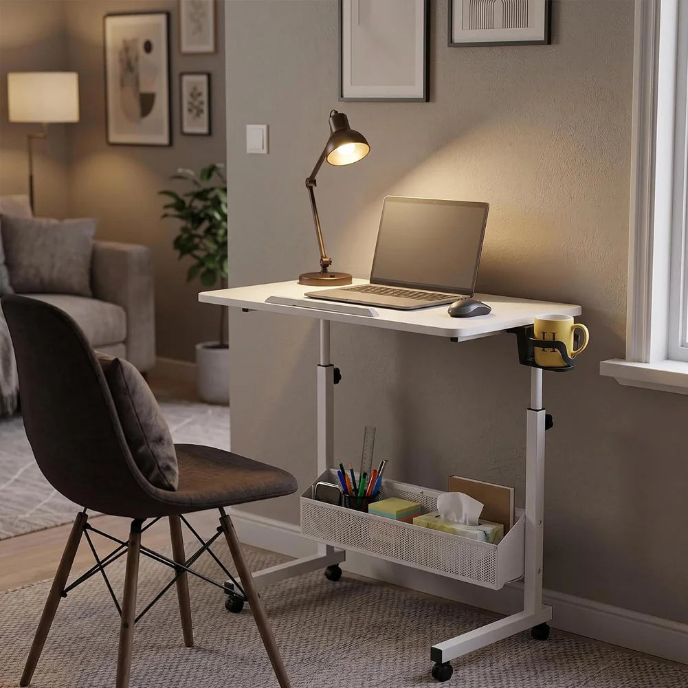 Dezko Rullo Rolling Height-Adjustable Desk — Dezko Modern Desks & Workspace Accessories — view 4
