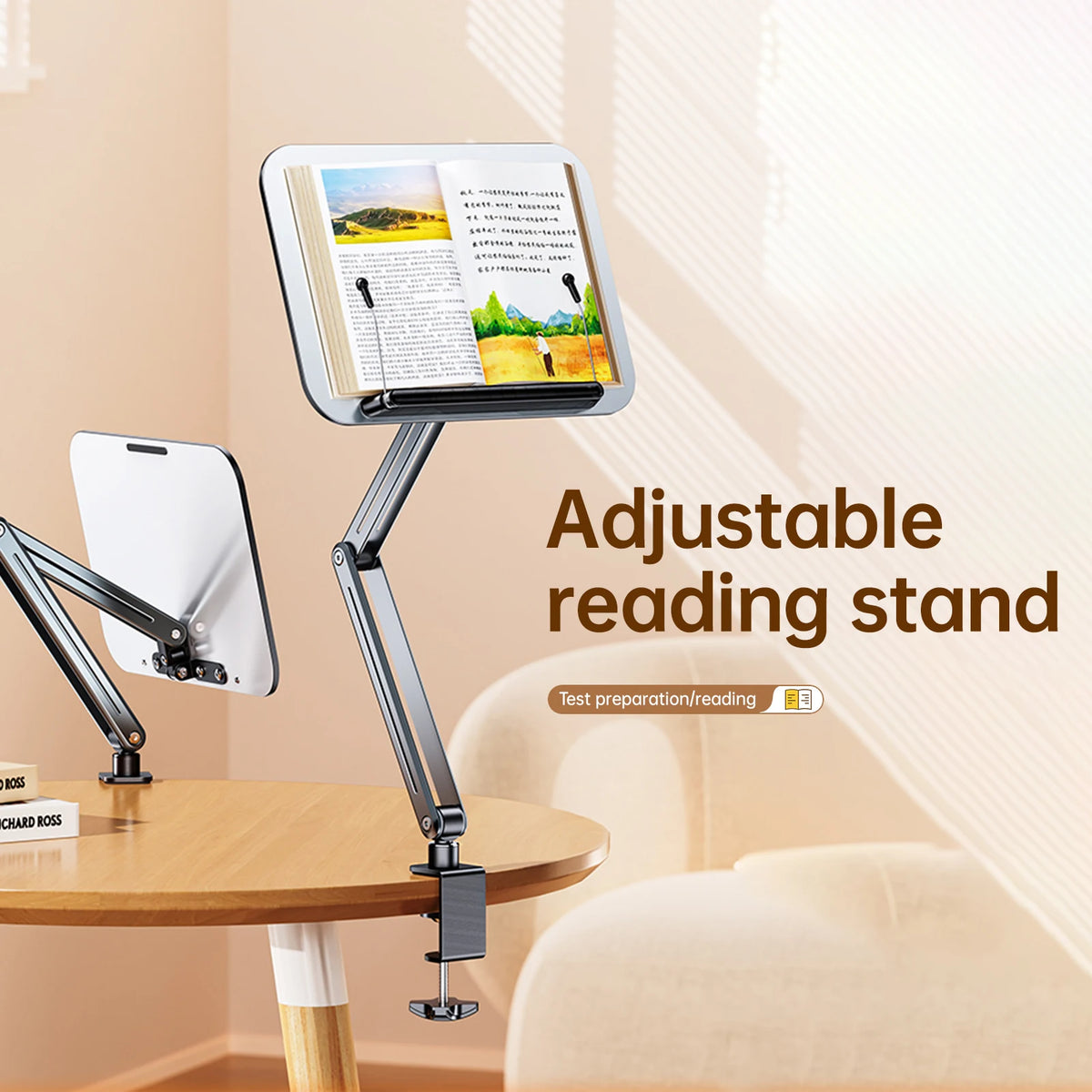 Dezko Blad Cantilever Desk Book Stand — Dezko Modern Desks & Workspace Accessories — view 2