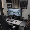Dezko Halda Blackwood Monitor Riser — Dezko Modern Desks & Workspace Accessories
