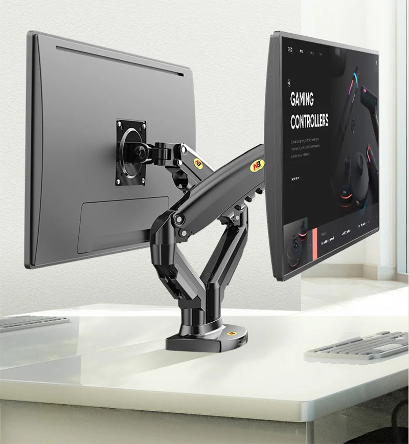 Dezko Tvilling Dual Monitor and Laptop Arm — Dezko Modern Desks & Workspace Accessories — view 4