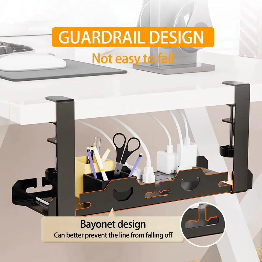 Dezko Rill Telescopic Under-Desk Cable Rack — Dezko Modern Desks & Workspace Accessories — view 6