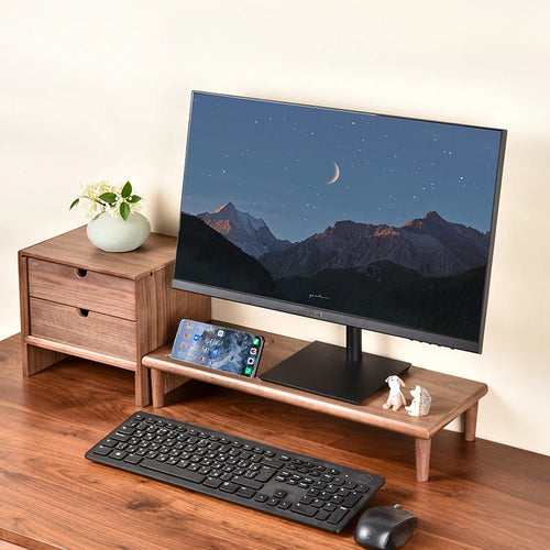 Dezko Alva Drawer-Base Monitor Riser — Dezko Modern Desks & Workspace Accessories — view 2