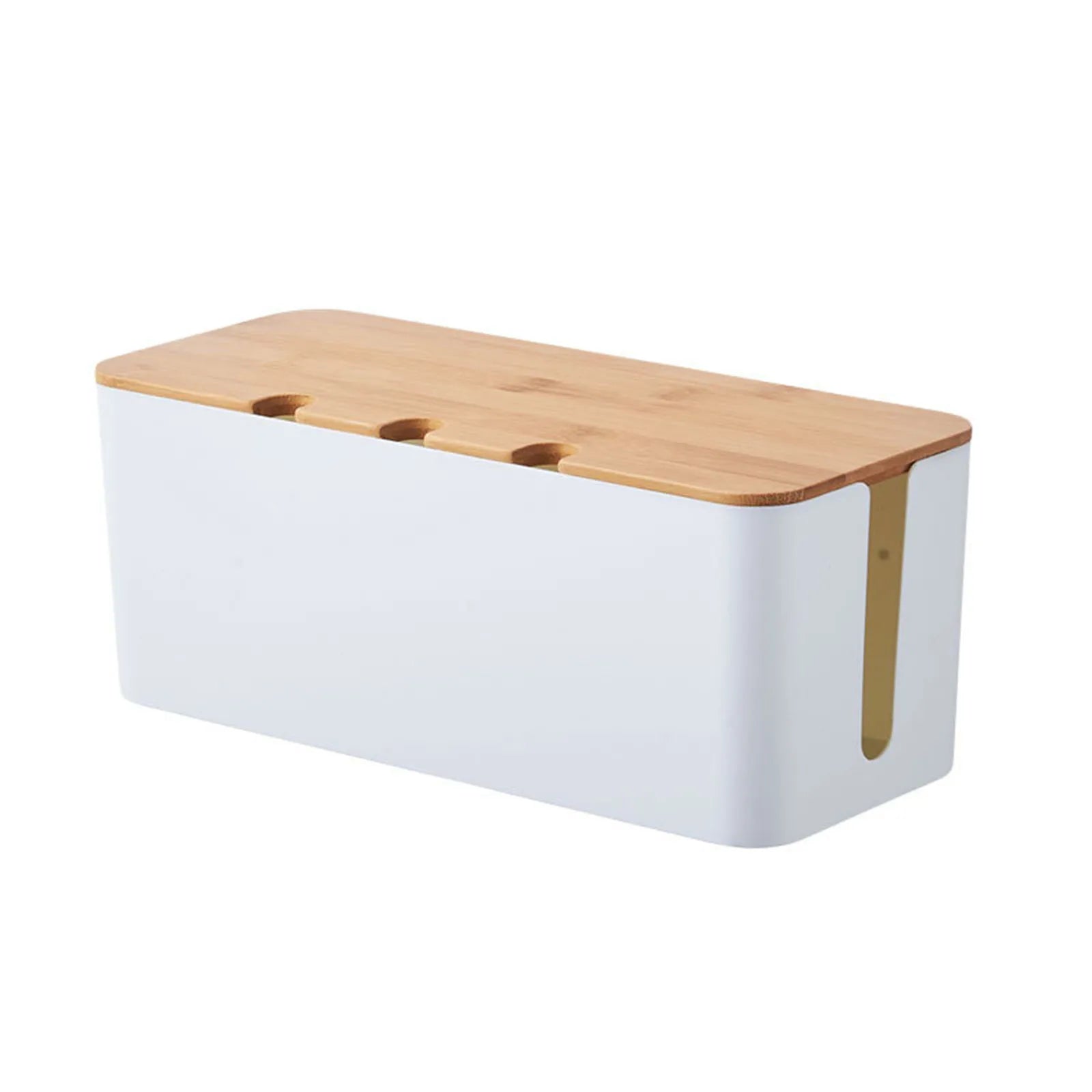 Dezko Verk Woodtop Cable Management Box — Dezko Modern Desks & Workspace Accessories — view 3