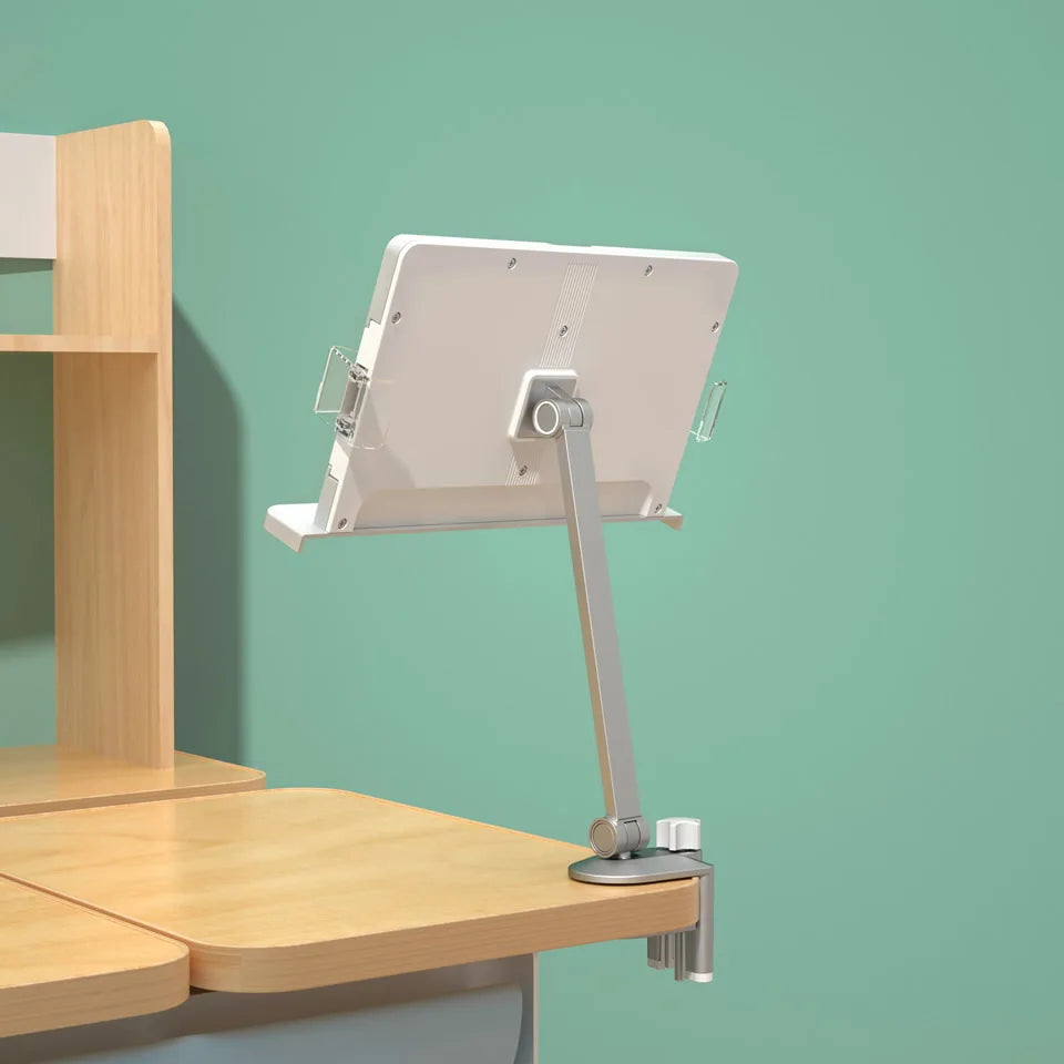 Dezko Lesa Clamp-Mount Aluminium Book Stand — Dezko Modern Desks & Workspace Accessories — view 2