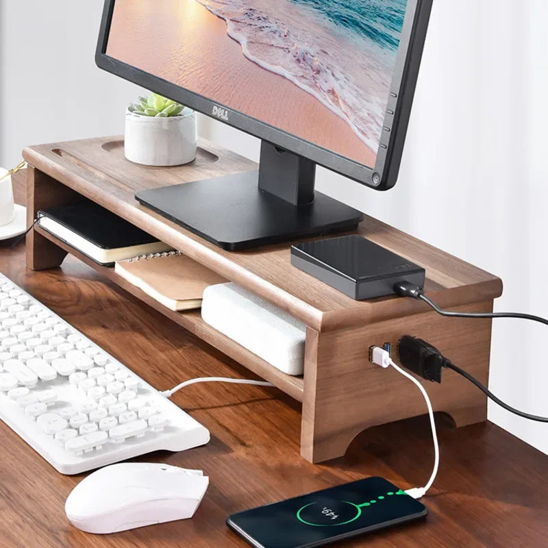 Dezko Alva Drawer-Base Monitor Riser — Dezko Modern Desks & Workspace Accessories — view 5