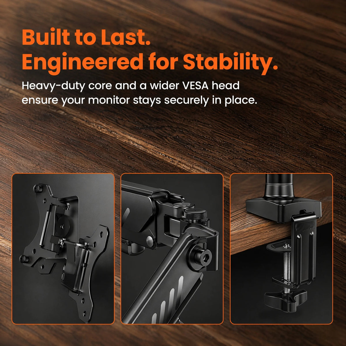 Dezko Bal Single Monitor Arm — Dezko Modern Desks & Workspace Accessories — view 4