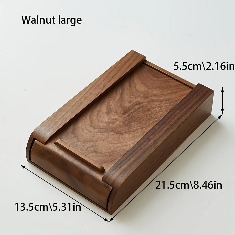 Dezko Hylla Walnut Under-Desk Organiser Drawer — Dezko Modern Desks & Workspace Accessories — view 2