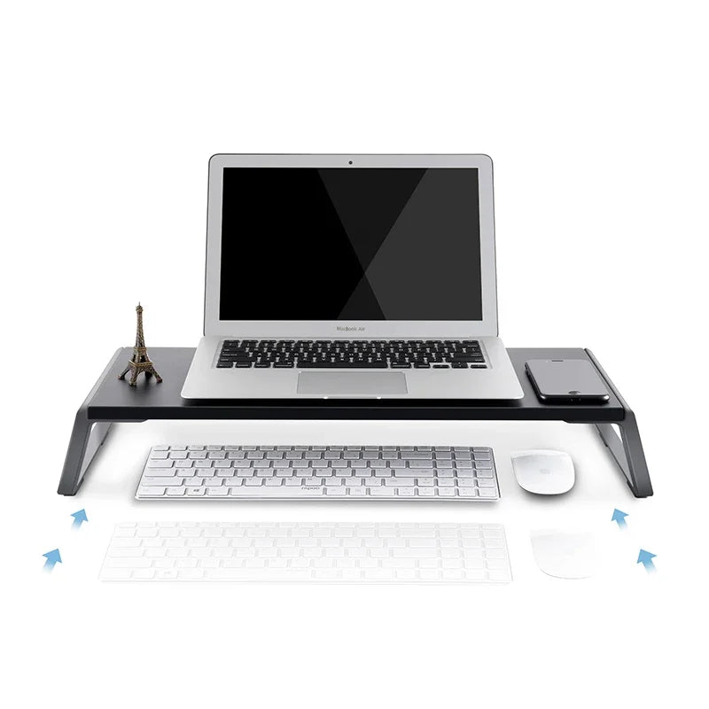 Dezko Norda Scandinavian Wood Monitor Riser — Dezko Modern Desks & Workspace Accessories — view 5