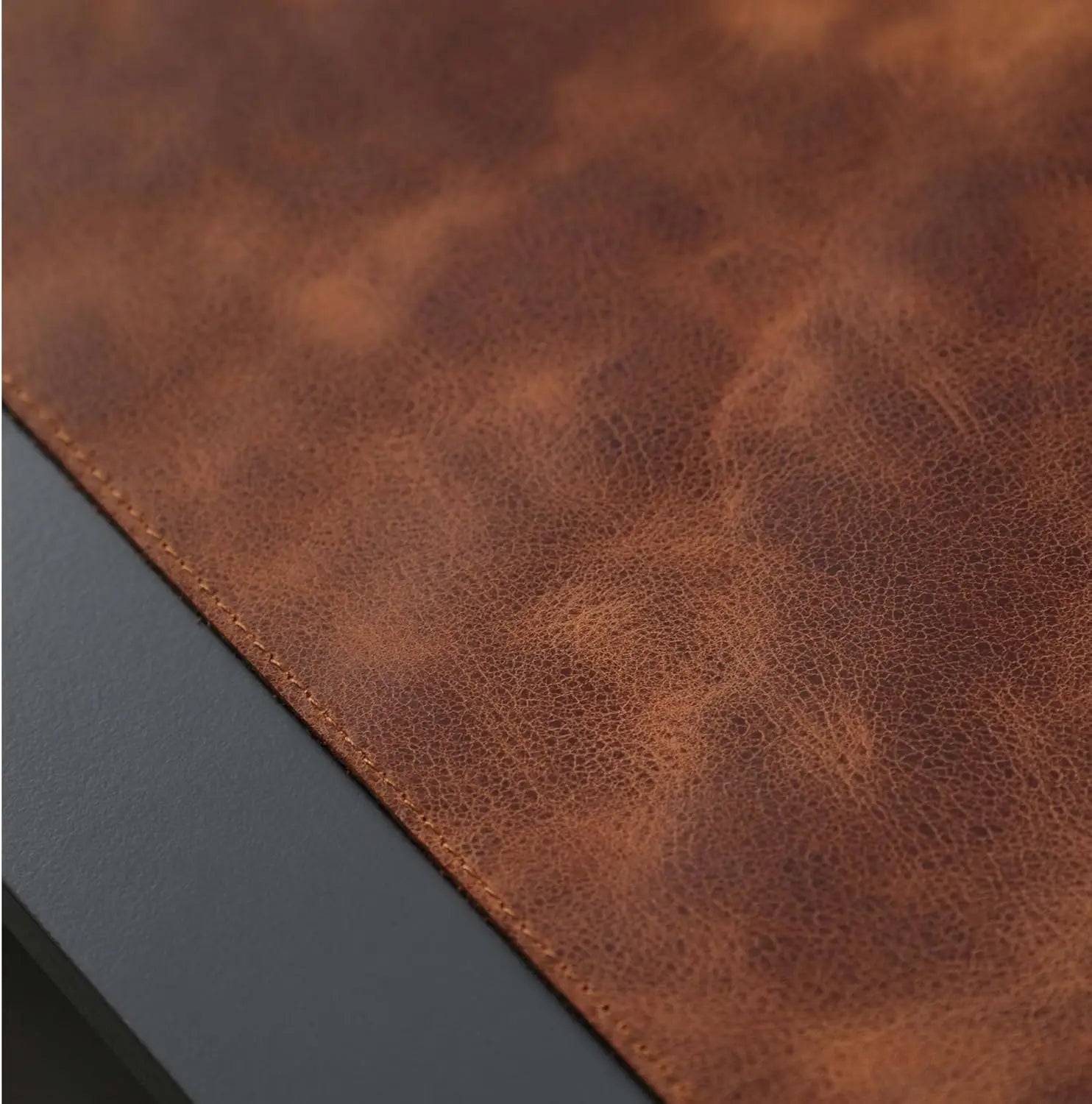 Dezko Hyde Full-Grain Leather Desk Pad — Dezko Modern Desks & Workspace Accessories — view 6