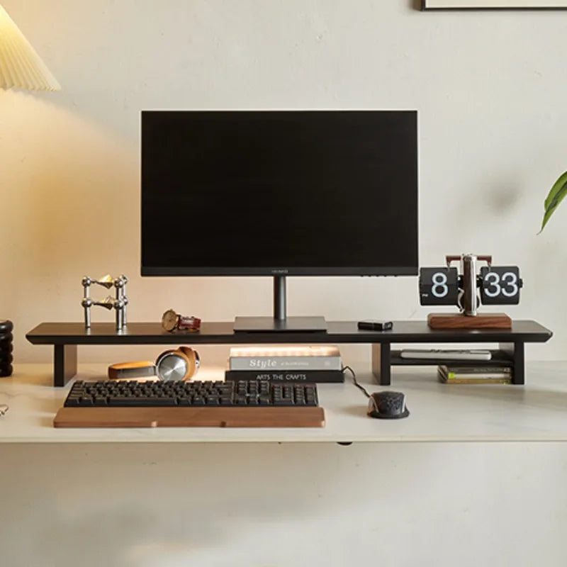 Dezko Halda Blackwood Monitor Riser — Dezko Modern Desks & Workspace Accessories — view 3