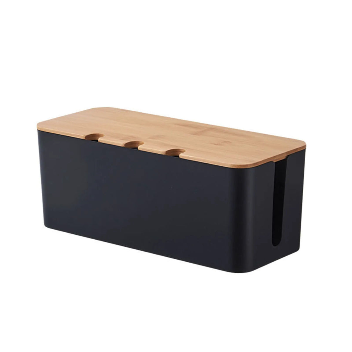Dezko Verk Woodtop Cable Management Box — Dezko Modern Desks & Workspace Accessories — view 2
