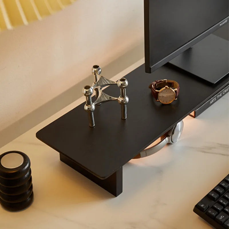 Dezko Halda Blackwood Monitor Riser — Dezko Modern Desks & Workspace Accessories — view 5