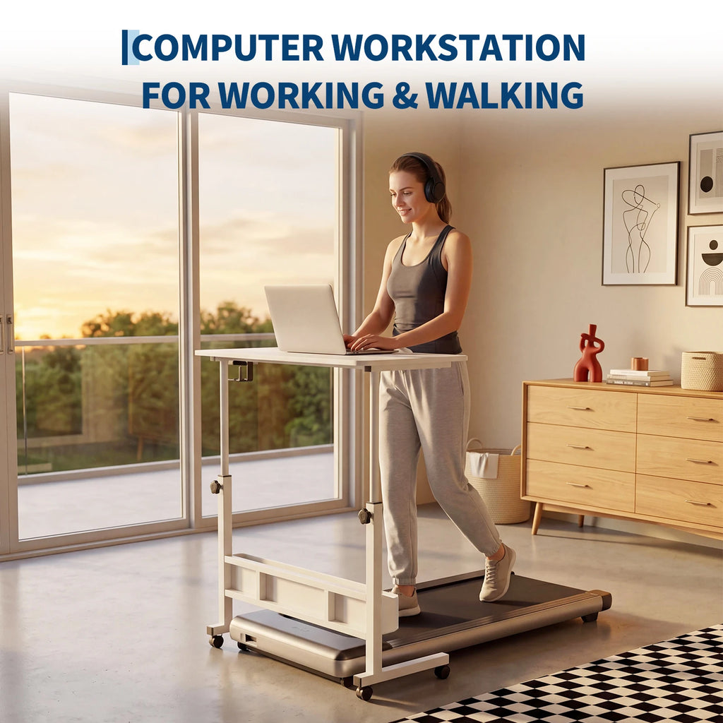 Dezko Rullo Rolling Height-Adjustable Desk — Dezko Modern Desks & Workspace Accessories — view 2