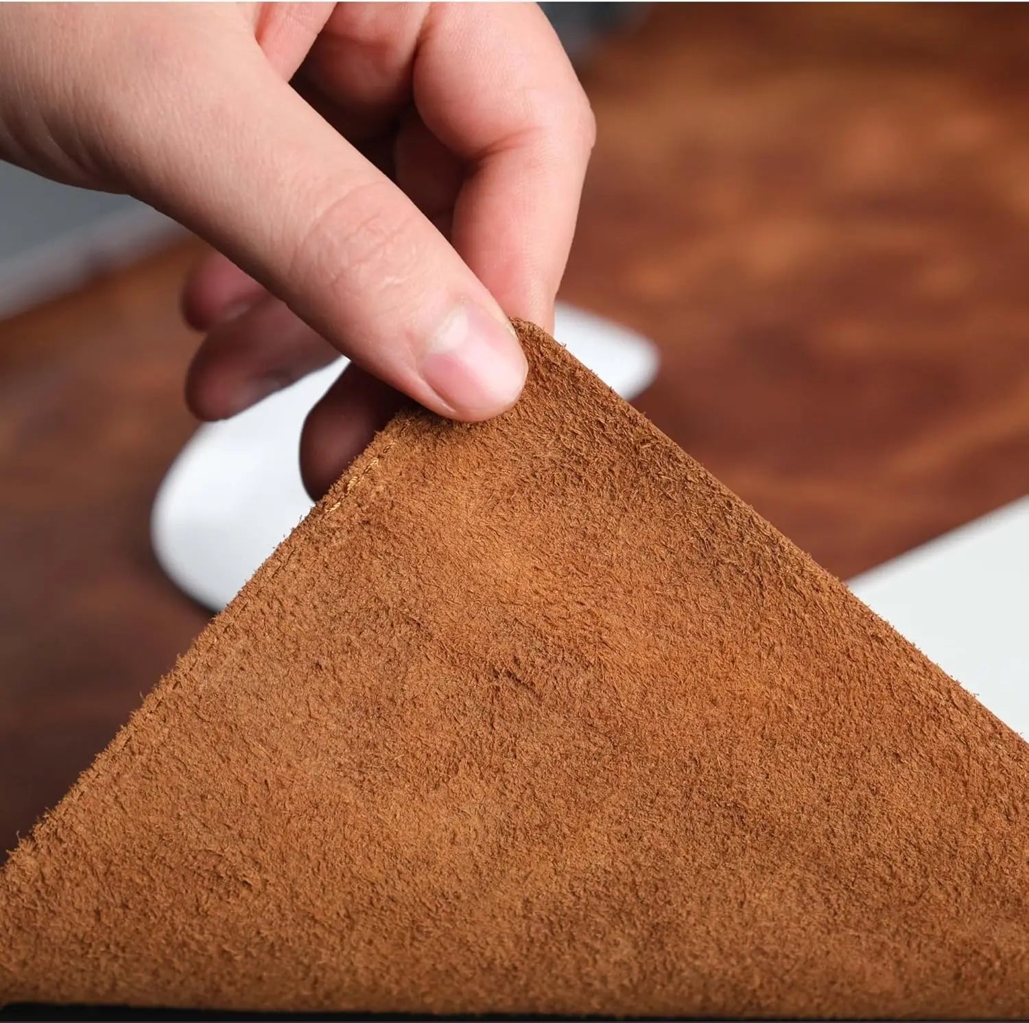 Dezko Hyde Full-Grain Leather Desk Pad — Dezko Modern Desks & Workspace Accessories — view 2