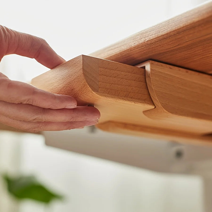 Dezko Hylla Walnut Under-Desk Organiser Drawer — Dezko Modern Desks & Workspace Accessories — view 4