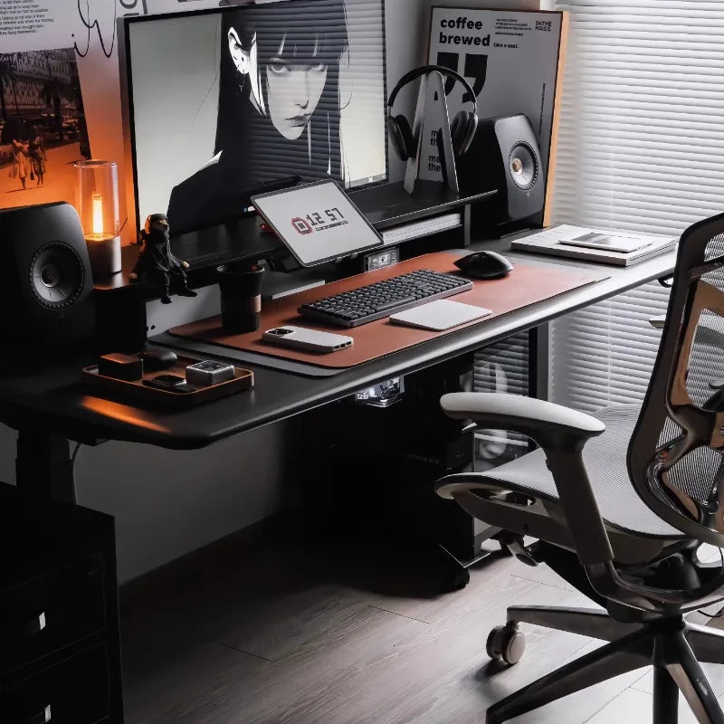 Dezko Stiga Two-Tier Walnut Desk Shelf — Dezko Modern Desks & Workspace Accessories — view 3