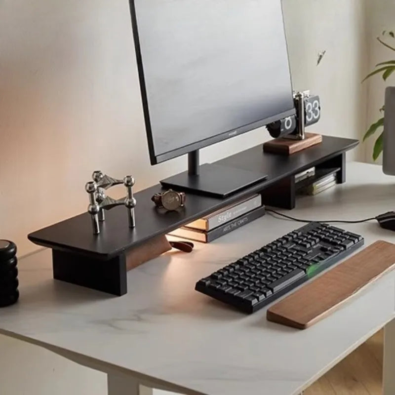 Dezko Halda Blackwood Monitor Riser — Dezko Modern Desks & Workspace Accessories — view 2