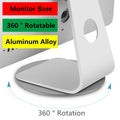 Dezko Orbi 360 Aluminium Rotating Monitor Base — Dezko Modern Desks & Workspace Accessories